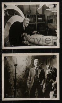 2b2170 FRANKENSTEIN 1970 3 8x10 stills 1958 best creepy images of mad doctor Boris Karloff!