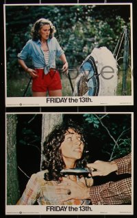 2b2032 FRIDAY THE 13th 8 8x10 mini LCs 1980 great images from the slasher horror classic!