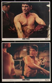 2b2035 HARD TIMES 8 8x10 mini LCs 1975 Walter Hill directed, Charles Bronson, James Coburn!