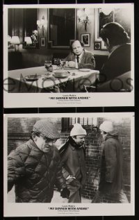 2b2071 MY DINNER WITH ANDRE 7 8x10 stills 1981 Wallace Shawn, Andre Gregory, Louis Malle directed!