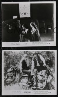 2b1913 OUTLAW RIDERS 28 8x10 stills 1971 wacky bikers, tough as leather, harder than steel!