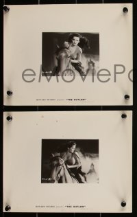 2b2145 OUTLAW 4 8x10 stills 1941 great images of Jane Russell, from aborted 1st release!