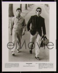 2b2074 RAIN MAN 7 8x10 stills 1988 Tom Cruise & autistic Dustin Hoffman, directed by Barry Levinson!