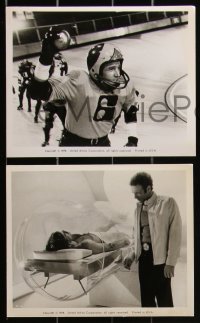 2b1955 ROLLERBALL 16 8x10 stills 1975 James Caan, sexy Maud Adams, Norman Jewison directed sci-fi!