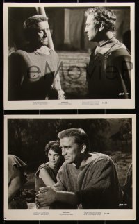 2b2121 SPARTACUS 5 8x10 stills 1960 classic Stanley Kubrick, great images of Kirk Douglas!