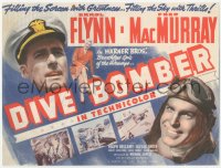 2b0822 DIVE BOMBER herald 1941 Michael Curtiz directed, aviators Errol Flynn & Fred MacMurray, rare!