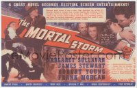 2b1586 MORTAL STORM herald 1940 Margaret Sullavan & James Stewart fight against unnamed Nazis, rare!