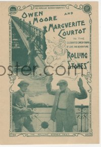 2b1592 ROLLING STONES herald 1916 Owen Moore & Marguerite Courtot in Selwyn's stage triumph, rare!