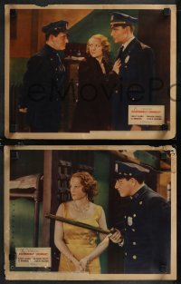 2b1443 DISORDERLY CONDUCT 5 LCs 1931 young Spencer Tracy, Sally Eilers, Morgan, cop El Brendel, rare!