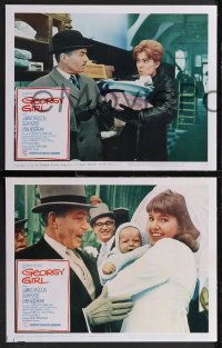 2b1431 GEORGY GIRL 6 LCs 1966 Lynn Redgrave, James Mason, Alan Bates, Charlotte Rampling!