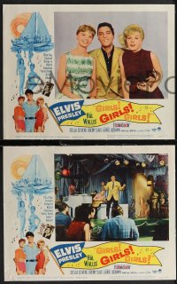 2b1457 GIRLS GIRLS GIRLS 4 LCs 1962 Elvis Presley with sexy Stella Stevens & Laurel Goodwin!