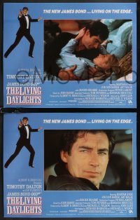 2b1404 LIVING DAYLIGHTS 8 LCs 1987 most dangerous Timothy Dalton as super spy James Bond 007!