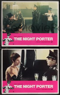 2b1408 NIGHT PORTER 8 LCs 1975 Cavani's Il Portiere di notte, Dirk Bogarde, Charlotte Rampling!