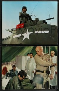 2b0715 PATTON 14 color 11x14 stills 1970 General George C. Scott, WWII, Franklin J. Schaffner!