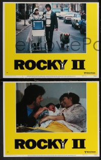 2b1450 ROCKY II 5 LCs 1979 Sylvester Stallone, Talia Shire, Burgess Meredith, boxing sequel!