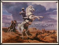 2b0590 LONE RANGER Cheerios deputy kit 1980 cool color art print, badge, certificate & more!