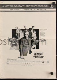 2b0738 POINT BLANK pressbook 1967 Lee Marvin, Angie Dickinson, John Boorman film noir!