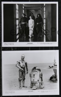 2b0817 STAR WARS presskit w/ 10 stills 1977 A New Hope, George Lucas, contains 37 supplements!