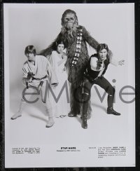 2b0818 STAR WARS presskit w/ 10 stills 1978 new material for continuous first release, ultra rare!