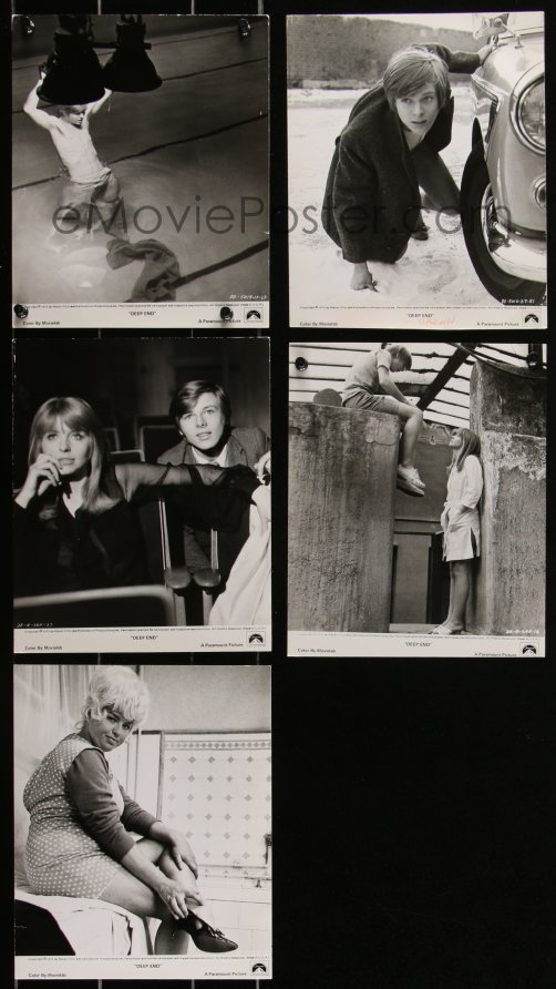 2b1985 Deep End 11 8x10 Stills 1971 Jane Asher John Moulder Brown One With 