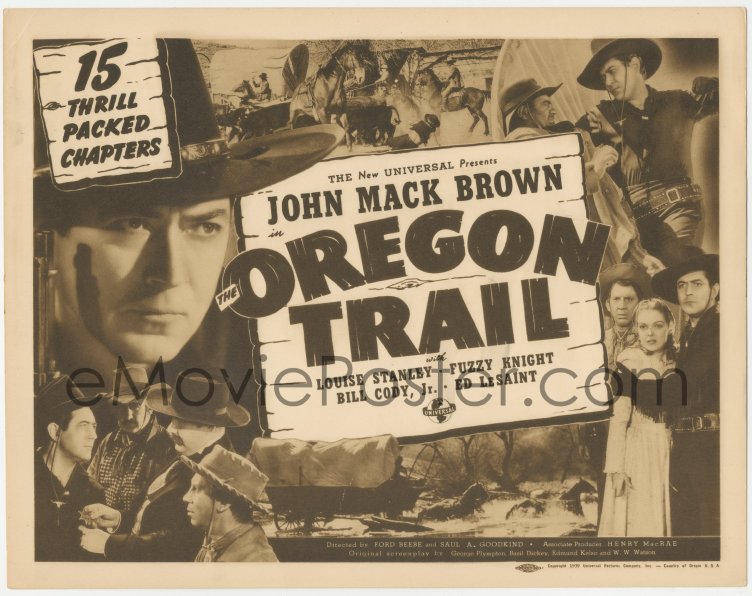 eMoviePoster.com: 2b1259 OREGON TRAIL TC 1939 Johnny Mack Brown cowboy ...