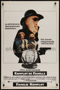 2c0261 FAMILY PLOT Belgian 1977 from the mind of devious Alfred Hitchcock, Karen Black, Bruce Dern!