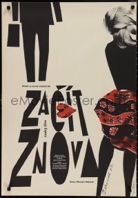 2c0290 FRESH START Czech 23x33 1964 Miroslav Hubacek & Vladislav Delong 's Zacit Znova!