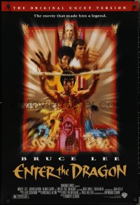 2c0966 ENTER THE DRAGON DS 1sh R1997 Bruce Lee classic, the movie that made him a legend!