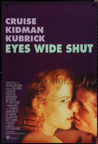 2c0968 EYES WIDE SHUT 1sh 1999 Stanley Kubrick, romantic close-up of Tom Cruise & Nicole Kidman!