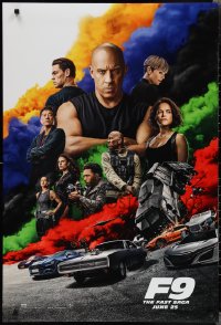 2c0969 F9 teaser DS 1sh 2021 Fast & Furious 9, Charlize Theron, Vin Diesel, Sung Kang, colored smoke!