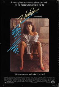 2c0981 FLASHDANCE 1sh 1983 sexy dancer Jennifer Beals, take your passion and make it happen!