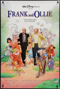 2c0988 FRANK & OLLIE DS 1sh 1995 Walt Disney animators Frank Thomas & Oliver Johnston!