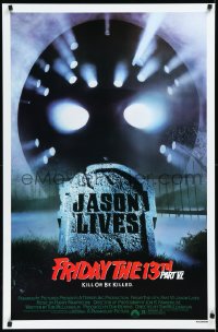 2c0994 FRIDAY THE 13th PART VI 1sh 1986 Thom Mathews, Jennifer Cooke, Graham as Jason!