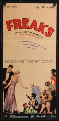 2c0334 FREAKS Italian locandina R2016 Tod Browning, wonderful art from 1st release Belgian poster!