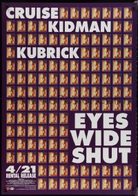 2c0479 EYES WIDE SHUT video Japanese 29x41 1999 Stanley Kubrick, many small images of Cruise & Kidman