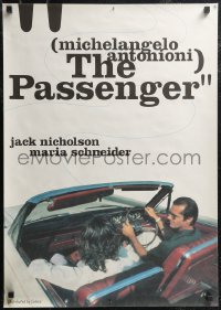 2c0507 PASSENGER Japanese R1996 Antonioni, Jack Nicholson & Maria Schneider in Mercury Comet!