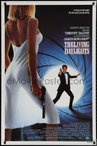 2c1168 LIVING DAYLIGHTS int'l 1sh 1987 Timothy Dalton as the most dangerous James Bond ever!