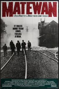 2c1194 MATEWAN 1sh 1987 James Earl Jones, John Sayles, it takes more than guns to kill a man!