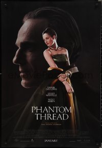 2c1269 PHANTOM THREAD advance DS 1sh 2017 Daniel Day-Lewis, Vicki Krieps and Lesley Manville!