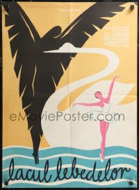 2c0221 SWAN LAKE Romanian 1958 Tschaikowsky, Russian Bolshoi Ballet musical, great art of dancers!