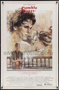 2c1332 RUMBLE FISH 1sh 1983 Francis Ford Coppola, great art of Matt Dillon by John Solie!