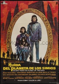 2c0444 ESCAPE FROM THE PLANET OF THE APES Spanish 1971 meet Baby Milo who has Washington terrified!