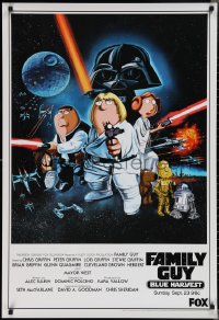 2c0115 FAMILY GUY BLUE HARVEST tv poster 2007 great Star Wars spoof comic art by Preite!