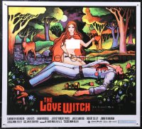 2c0149 LOVE WITCH 21x23 special poster 2017 vintage-style flocked 'velvet' blacklight art!