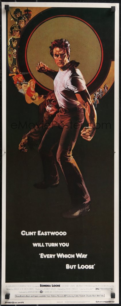 eMoviePoster.com: 2c0689 EVERY WHICH WAY BUT LOOSE insert 1978 art of ...