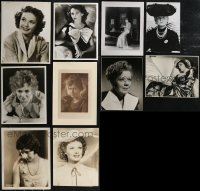 2d0492 LOT OF 10 11X14 DELUXE PORTRAIT STILLS 1930s great images of pretty actresses!