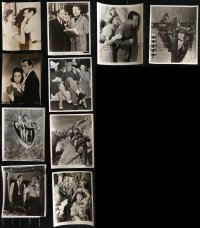 2d0851 LOT OF 18 1930S-40S 8X10 STILLS 1930s-1940s scenes & portraits from a variety of movies!