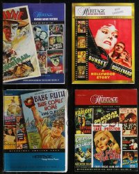 2d0650 LOT OF 4 HERITAGE 2002-03 MOVIE POSTER AUCTION CATALOGS 2002-2003 many great images!