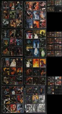 2d0677 LOT OF 100 UNIVERSAL MONSTERS ILLUSTRATED TRADING CARDS 1994 cool horror art!