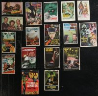 2d0891 LOT OF 17 HORROR/SC-FI SPANISH HERALDS 1940s-1960s great images from several scary movies!